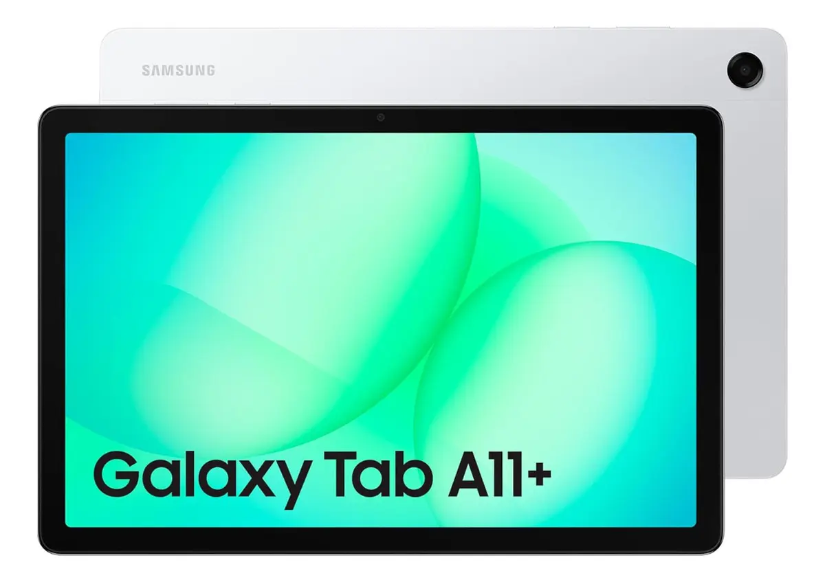 Galaxy Tab A11+ - SM-X230N - Pant 11" - Octa C 2,5GHZ / 2,0GHZ- 256GB - Mem 8GB - Android 15 - Doble Cam - WIFI - Silver - No Incluye Cargador