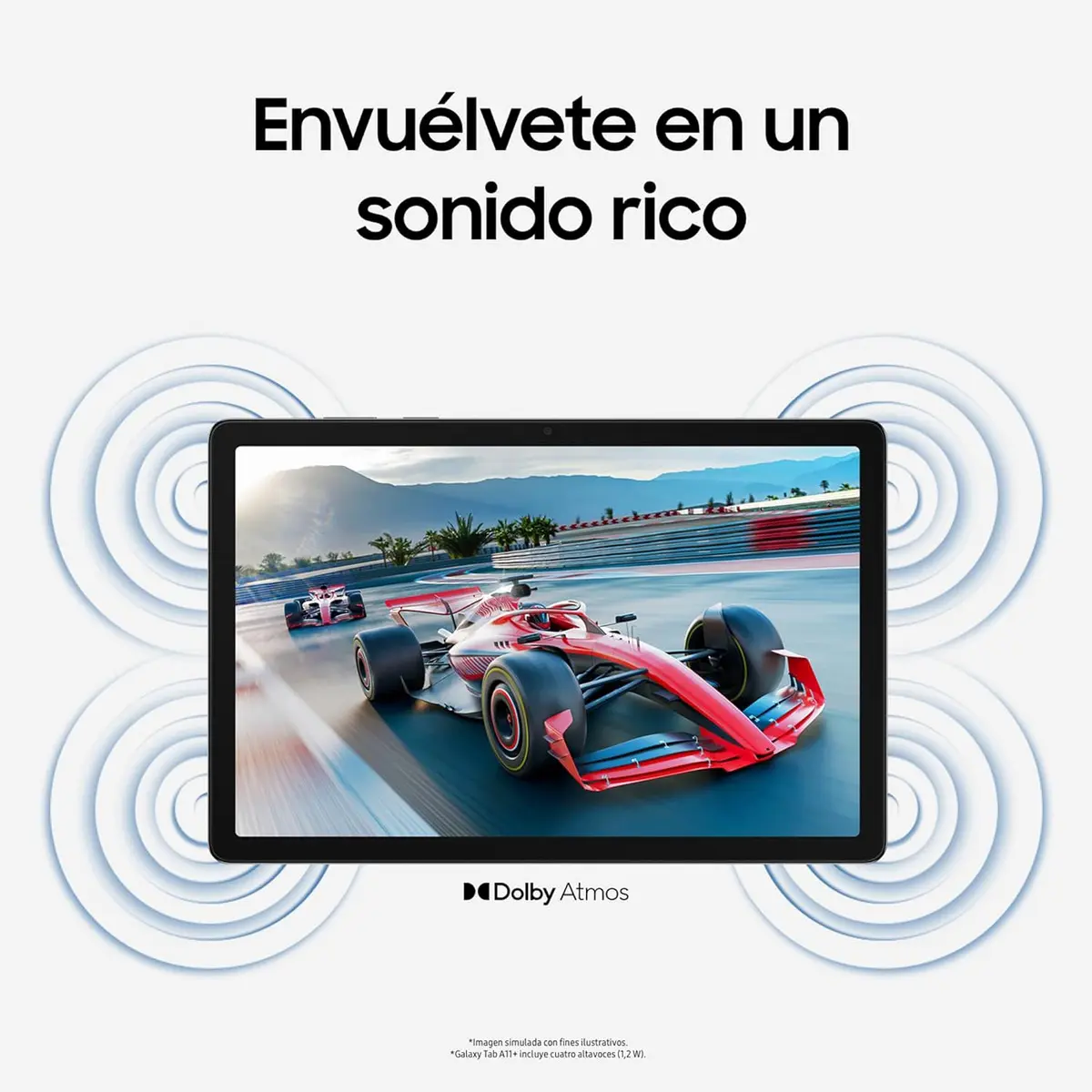 Galaxy Tab A11+ - SM-X230N - Pant 11" - Octa C 2,5GHZ / 2,0GHZ- 256GB - Mem 8GB - Android 15 - Doble Cam - WIFI - Silver - No Incluye Cargador miniatura 4