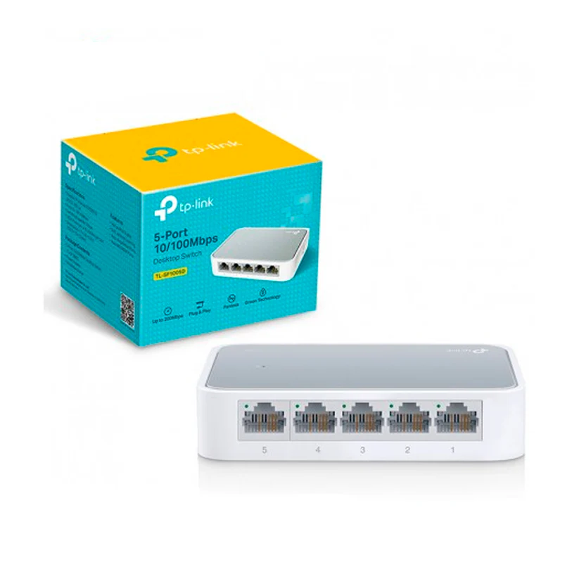 Switch Tp-link 5 Puertos Escrito Mini 10/100M - TL-SF1005D