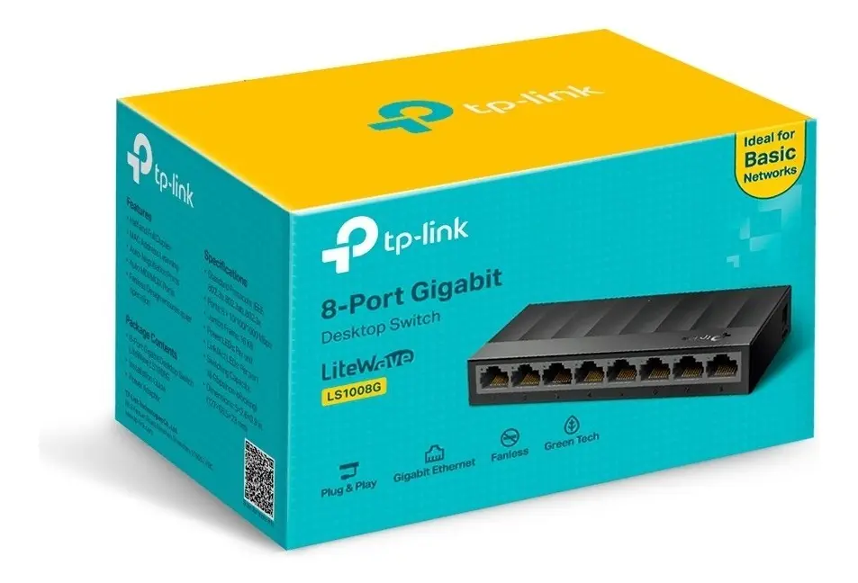 Switch Tp-link 8 Puertos 10/100/1000 - LS1008G