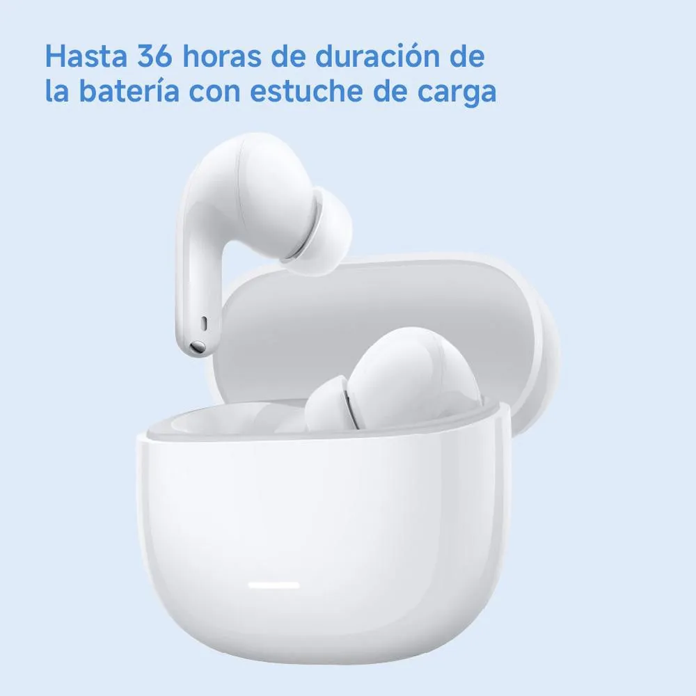 Redmi Buds 8 Lite - Cancelacion De Ruido - Doble Microfono - BT 5,4 - Control Tactil - IPX4 - 8H Carga Unica Mas 36H Del Estuche - Blanco miniatura 4