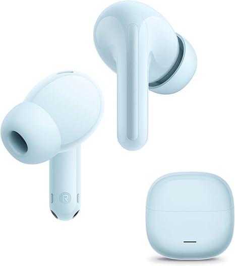 Redmi Buds 8 Lite - Cancelacion De Ruido - Doble Microfono - BT 5,4 - Control Tactil - IPX4 - 8H Carga Unica Mas 36H Del Estuche - Azul