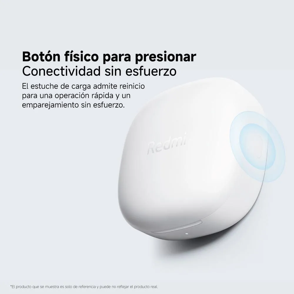 Redmi Buds 6 Play - Reduccion De Ruido Con IA - BT 5,4 - Control Tactil - IPX4* - 7,5 Horas Carga Unica Mas 36 Horas Del Estuche - Rosa