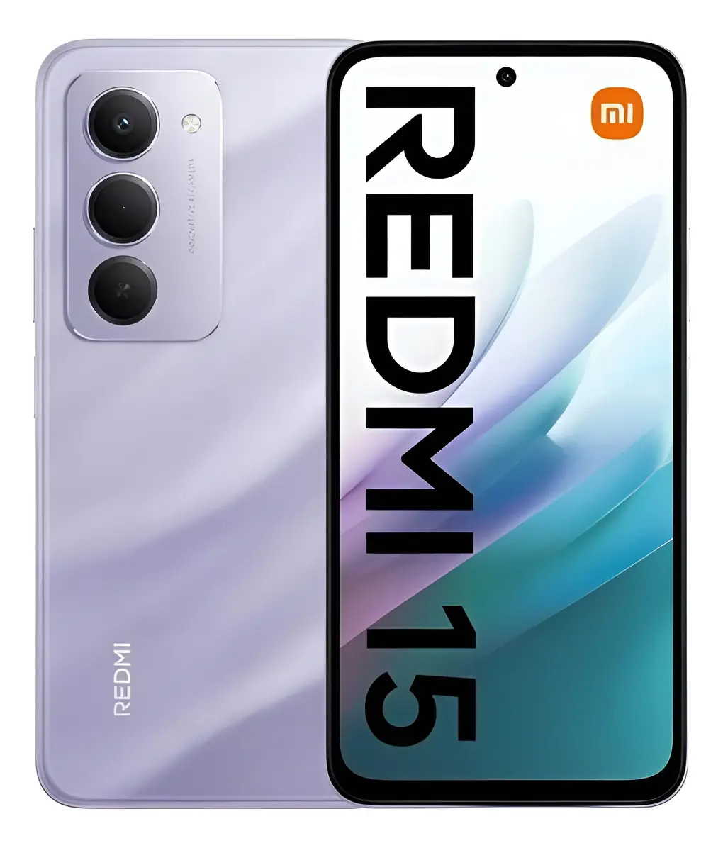 Xiaomi Redmi 15 - Pantalla 6,9" - Octa Core (2,8GHZ / 1.9GHZ) - 256GB - Memoria 8GB - Triple Camara - Android 15 - Dual SIM - 4G LTE - Sandy Purple