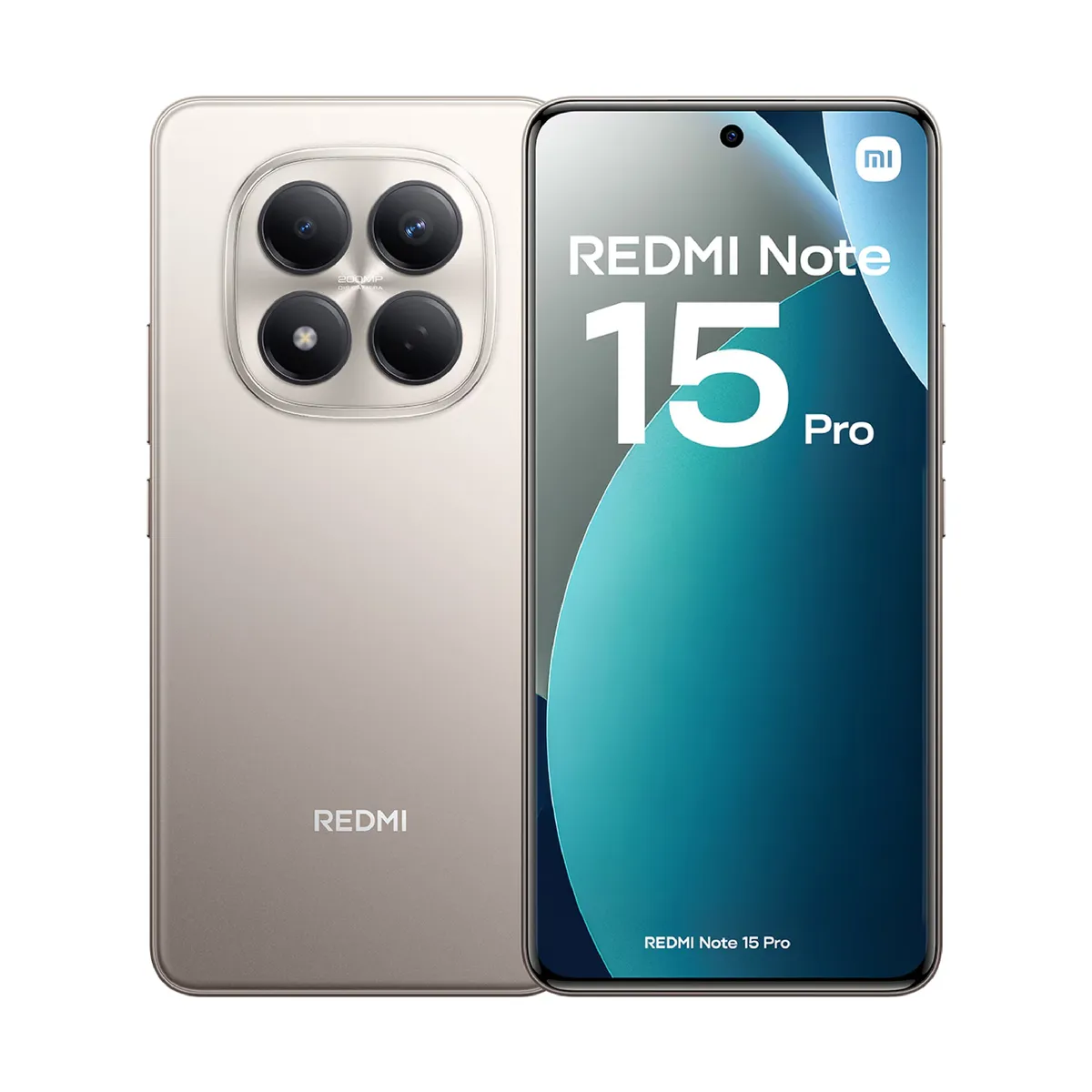 Xiaomi Redmi Note 15 Pro - Pantalla 6,77" - Octa Core 2,2GHZ / 2,0GHZ - 256GB - Memoria 8GB - Triple Camara - Android 15 - Dual SIM - 4G LTE - Titanium