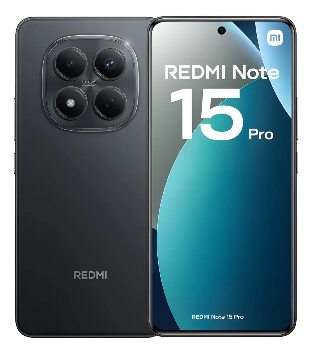 Xiaomi Redmi Note 15 Pro 5G - Pantalla 6,83" - Octa Core 2,6GHZ / 2,0GHZ - 256GB - Memoria 8GB - Triple Camara - Android 15 - Dual SIM - 5G - Black