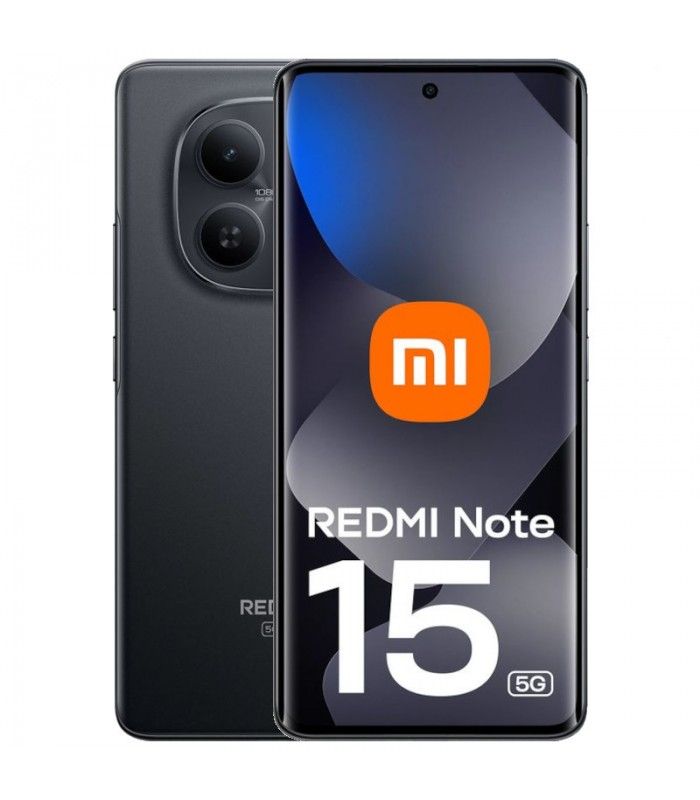 Xiaomi Redmi Note 15 5G - Pantalla 6,77" - Octa Core 2,2GHZ / 2,0GHZ - 256GB - Memoria 8GB - Triple Camara - Android 15 - Dual SIM - 5G - Black