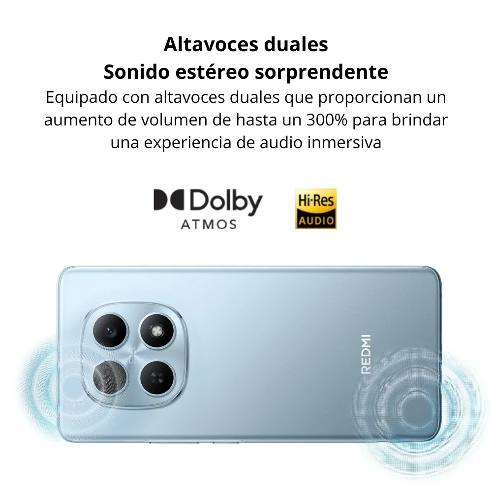 Xiaomi Redmi Note 15 - Pantalla 6,77" - Octa Core 2,2GHZ / 2,0GHZ - 256GB - Memoria 8GB - Triple Camara - Android 15 - Dual SIM - 4G LTE - Azul