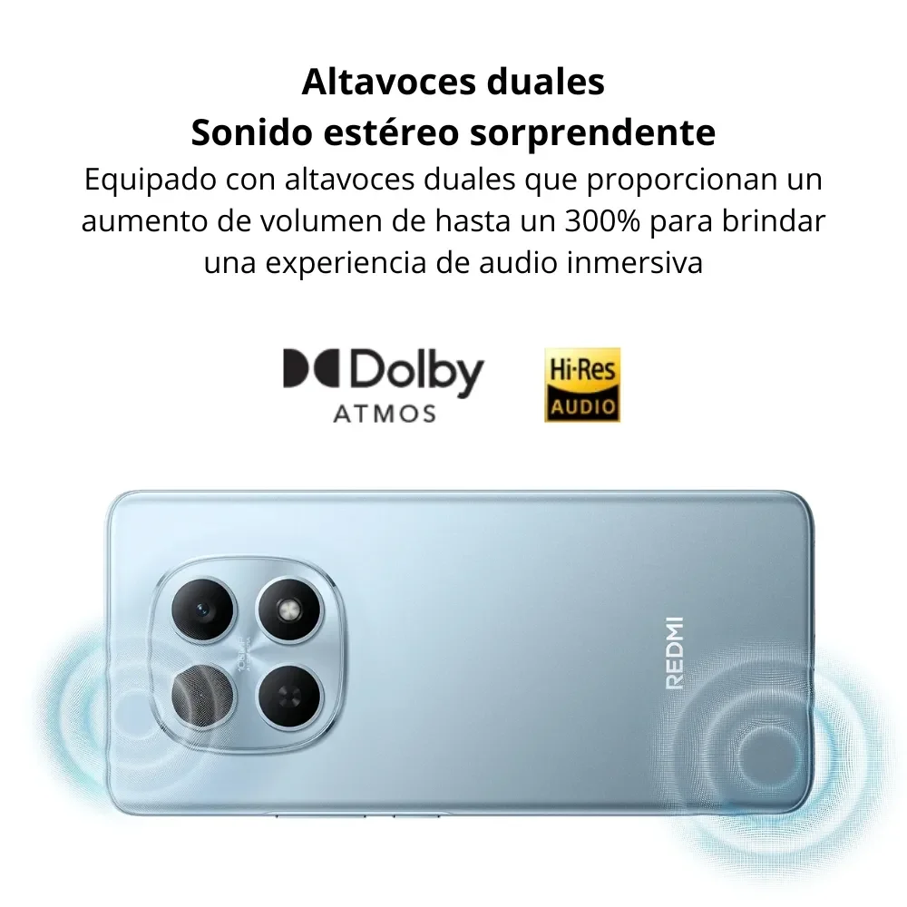 Xiaomi Redmi Note 15 - Pantalla 6,77" - Octa Core 2,2GHZ / 2,0GHZ - 256GB - Memoria 8GB - Triple Camara - Android 15 - Dual SIM - 4G LTE - Azul miniatura 5